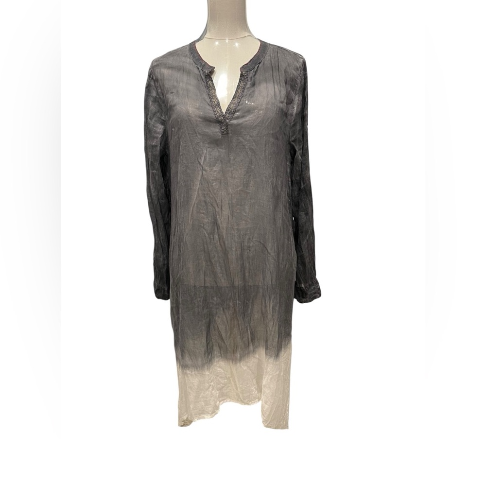 Dolma Ombre Dye Long Cotton Dress Size:S/M